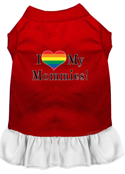 Pet Dress "I Heart My Mommies"