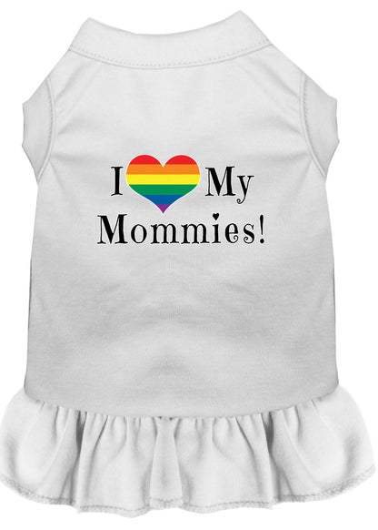 Pet Dress "I Heart My Mommies"