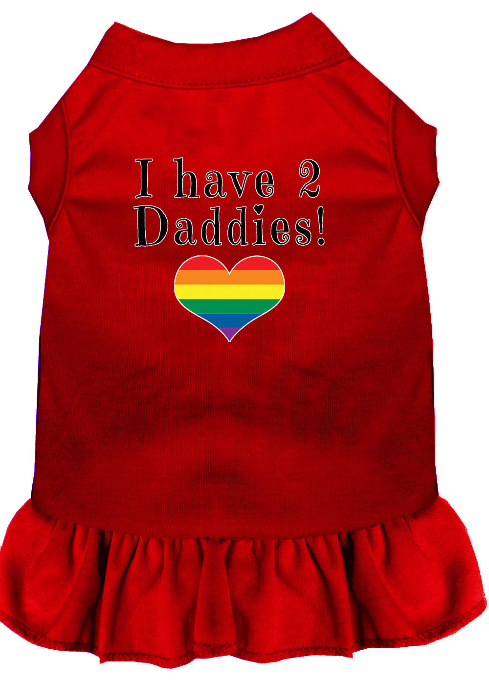 Pet Dress "I Have 2 Daddies"
