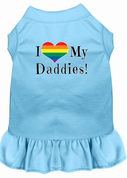 Pet Dress "I Heart My Daddies"