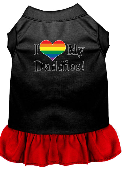 Pet Dress "I Heart My Daddies"
