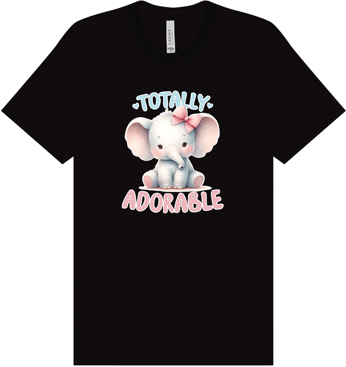 Adorable Elephant Adult Bella Canvas Shirt