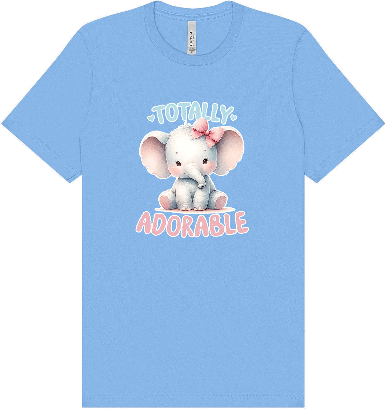 Adorable Elephant Adult Bella Canvas Shirt
