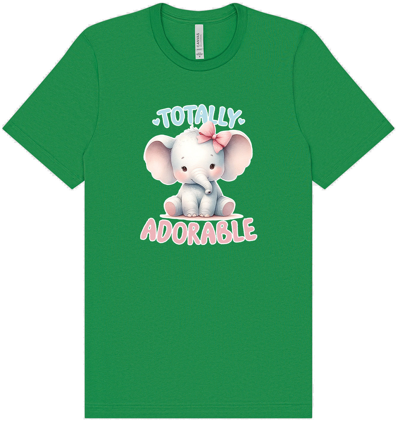 Adorable Elephant Adult Bella Canvas Shirt