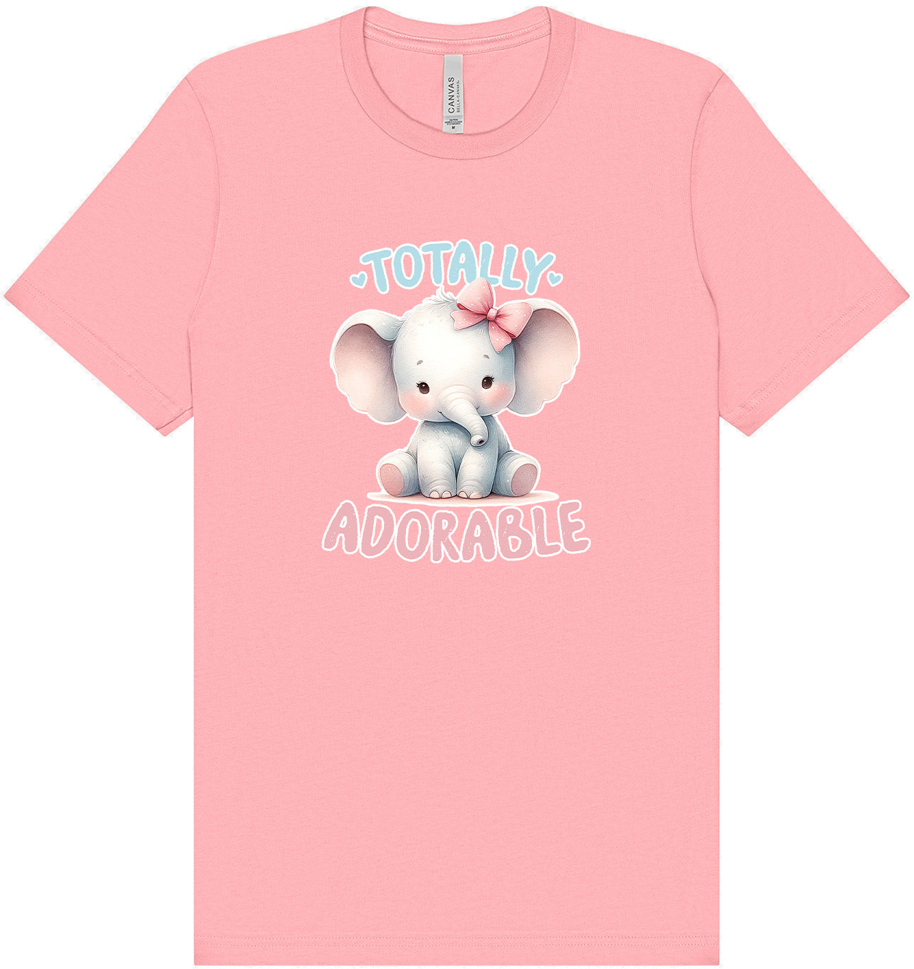 Adorable Elephant Adult Bella Canvas Shirt