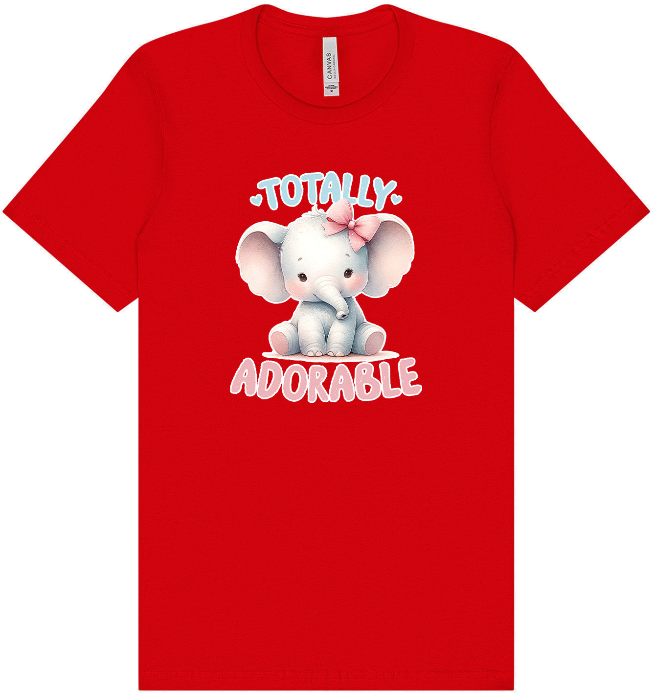 Adorable Elephant Adult Bella Canvas Shirt