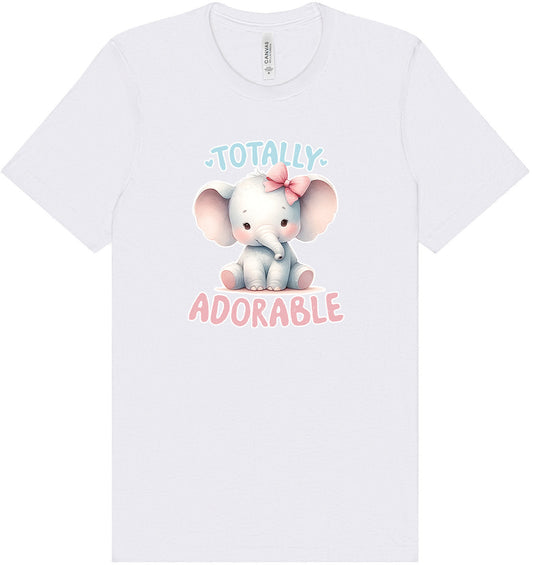 Adorable Elephant Adult Bella Canvas Shirt
