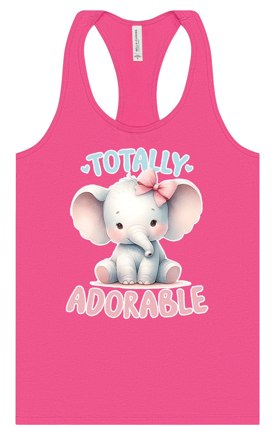 Adorable Elephant Women's Racerback Tank