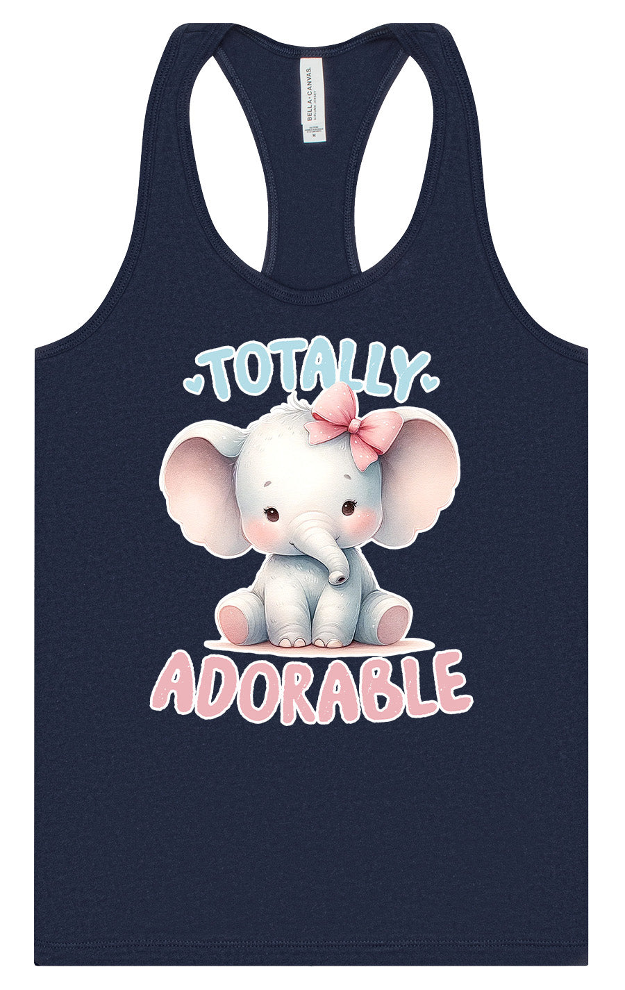Adorable Elephant Women's Racerback Tank