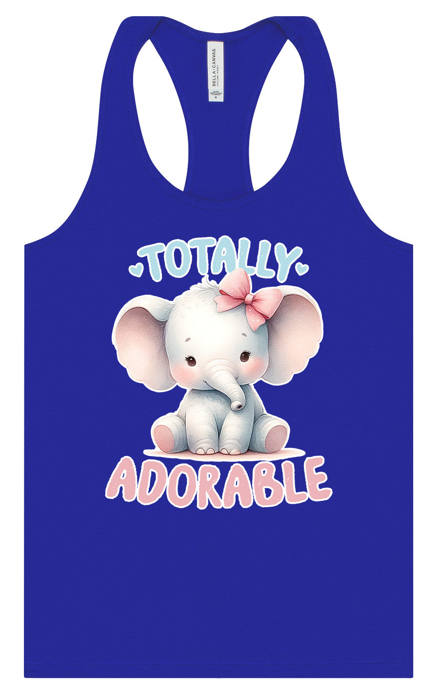 Adorable Elephant Women's Racerback Tank