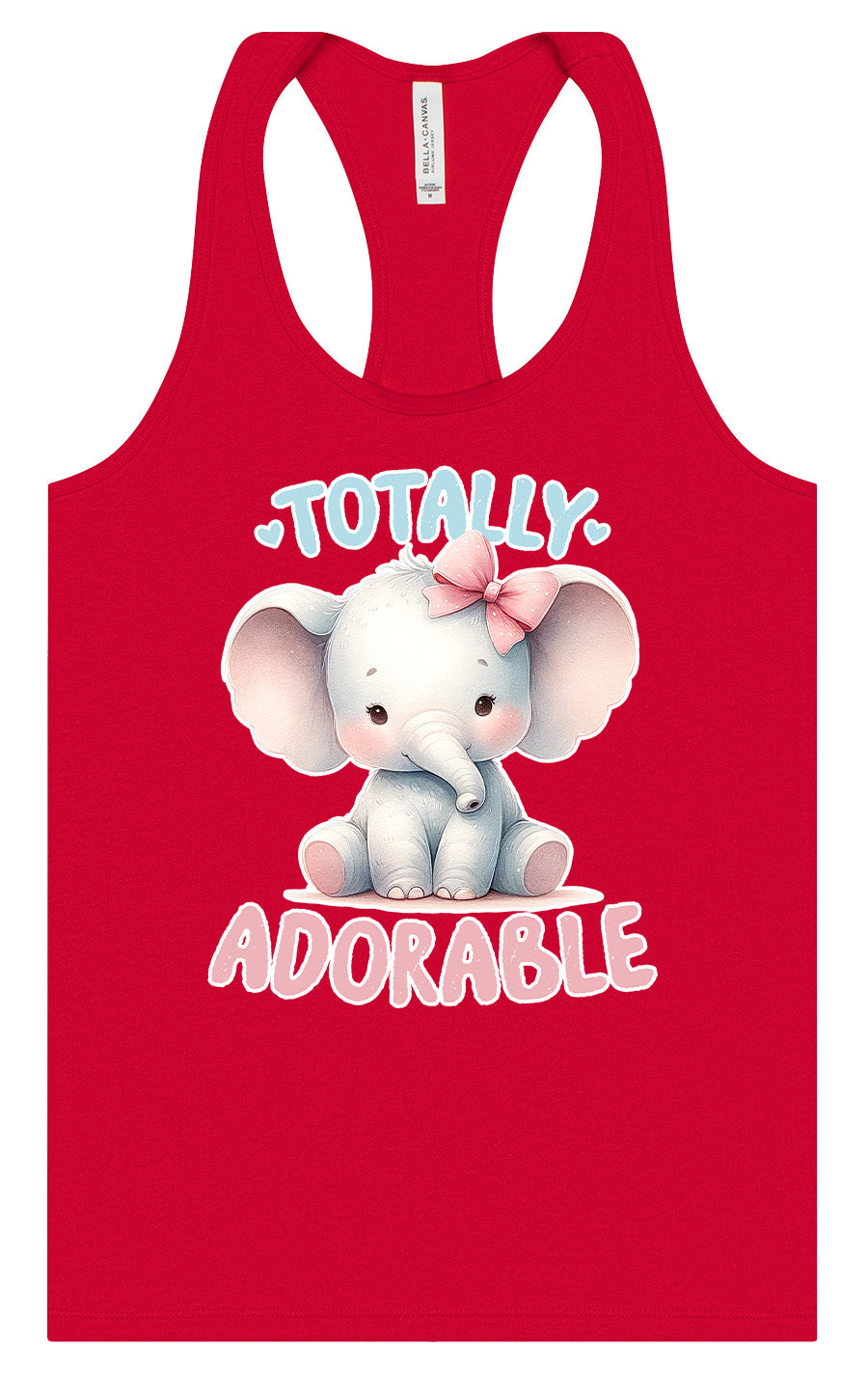 Adorable Elephant Women's Racerback Tank