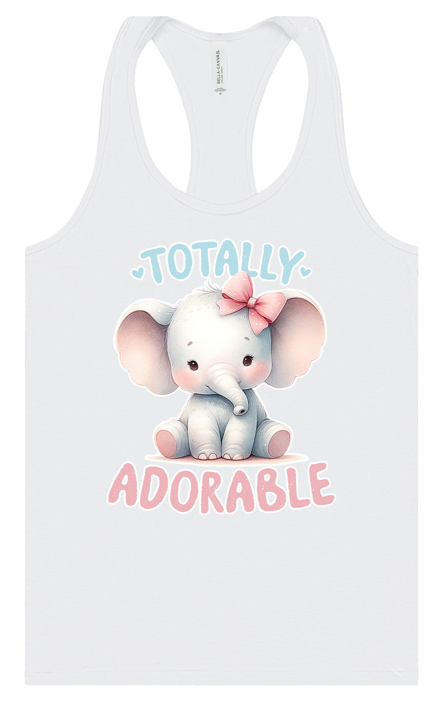 Adorable Elephant Women's Racerback Tank
