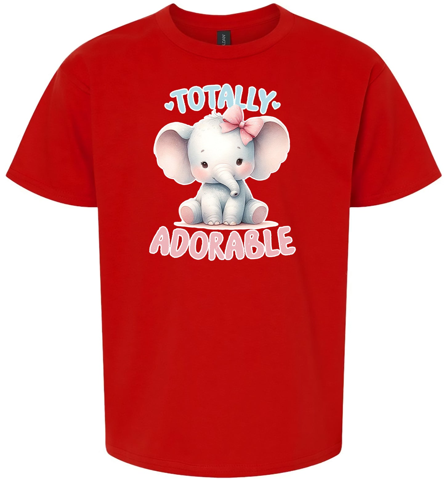 Adorable Elephant Children's Gildan Soft Shirt