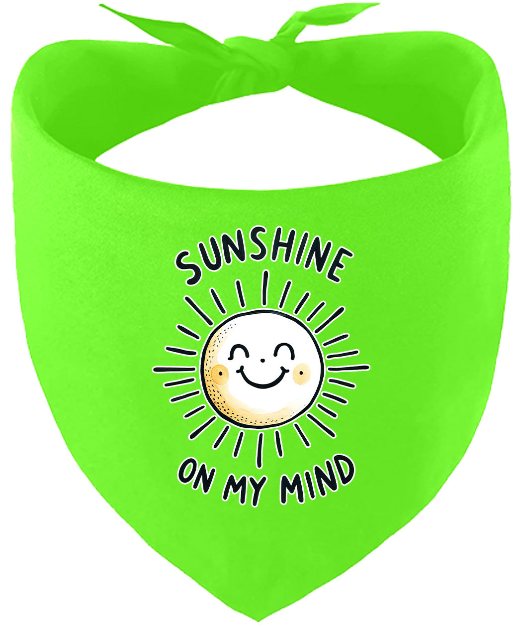 Sunshine on My Mind Pet Bandana
