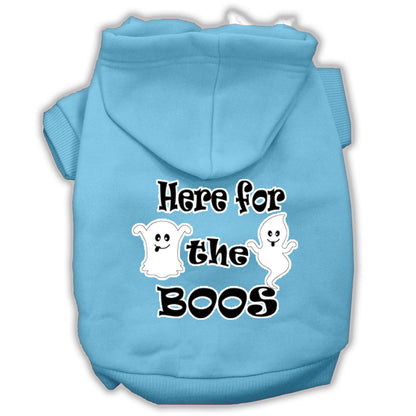 Halloween Pet Hoodie "Here For The Boos"