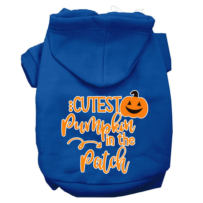 Halloween Pet Hoodie "Cutest Pumpkin In The Patch"