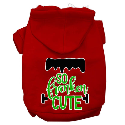 Halloween Pet Hoodie "So Franken Cute"