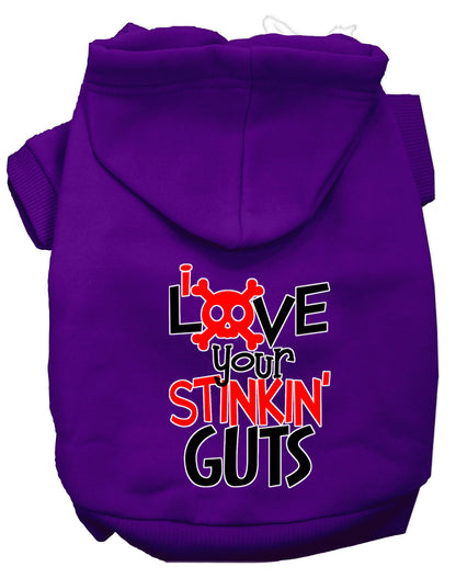 Pet Hoodie "Love Your Stinkin Guts"