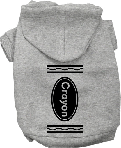 Halloween Pet Hoodie "Crayon Costume"