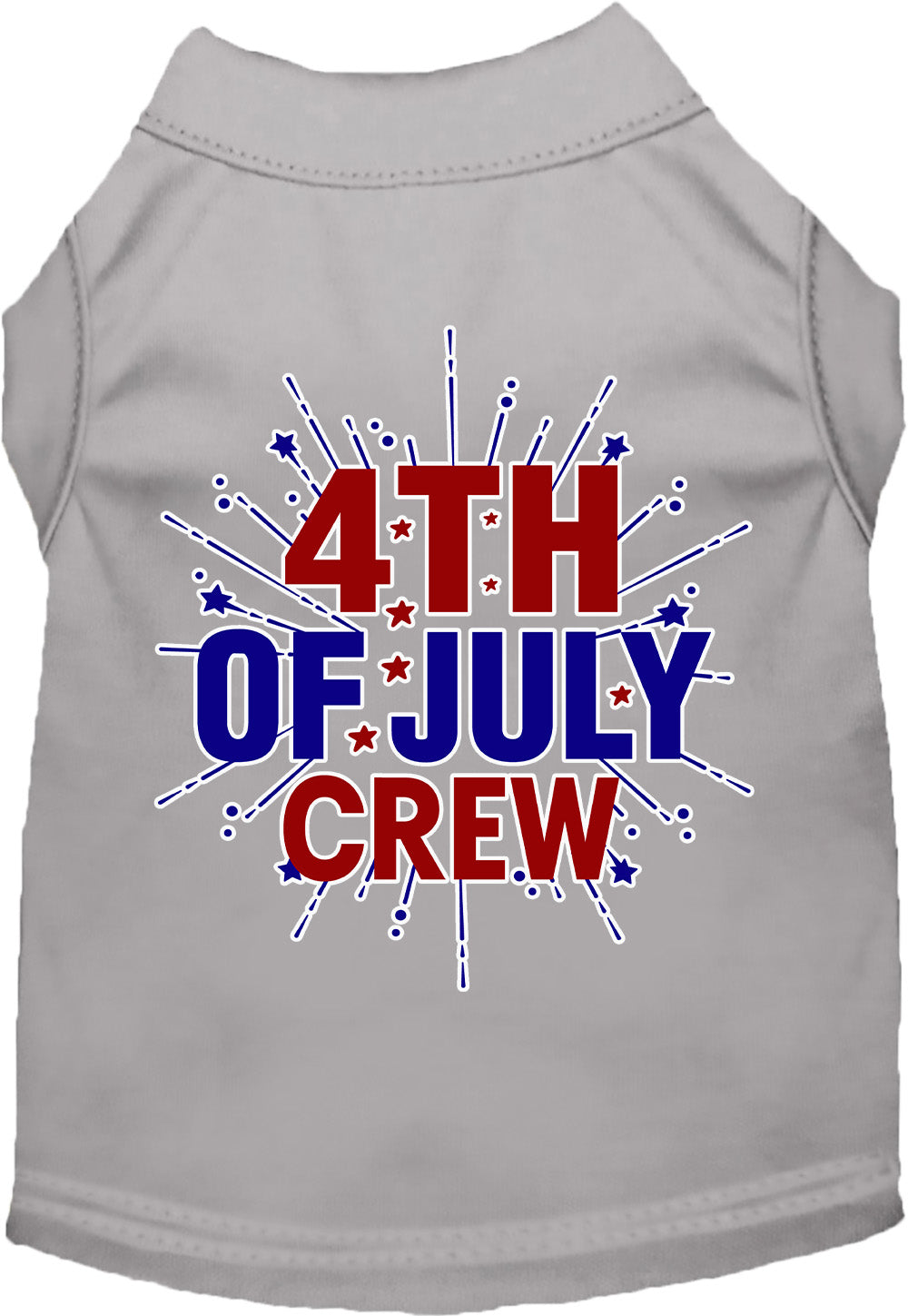Patriotic Cat or Dog Shirt for Pets "Fireworks and 4th of July Crew"