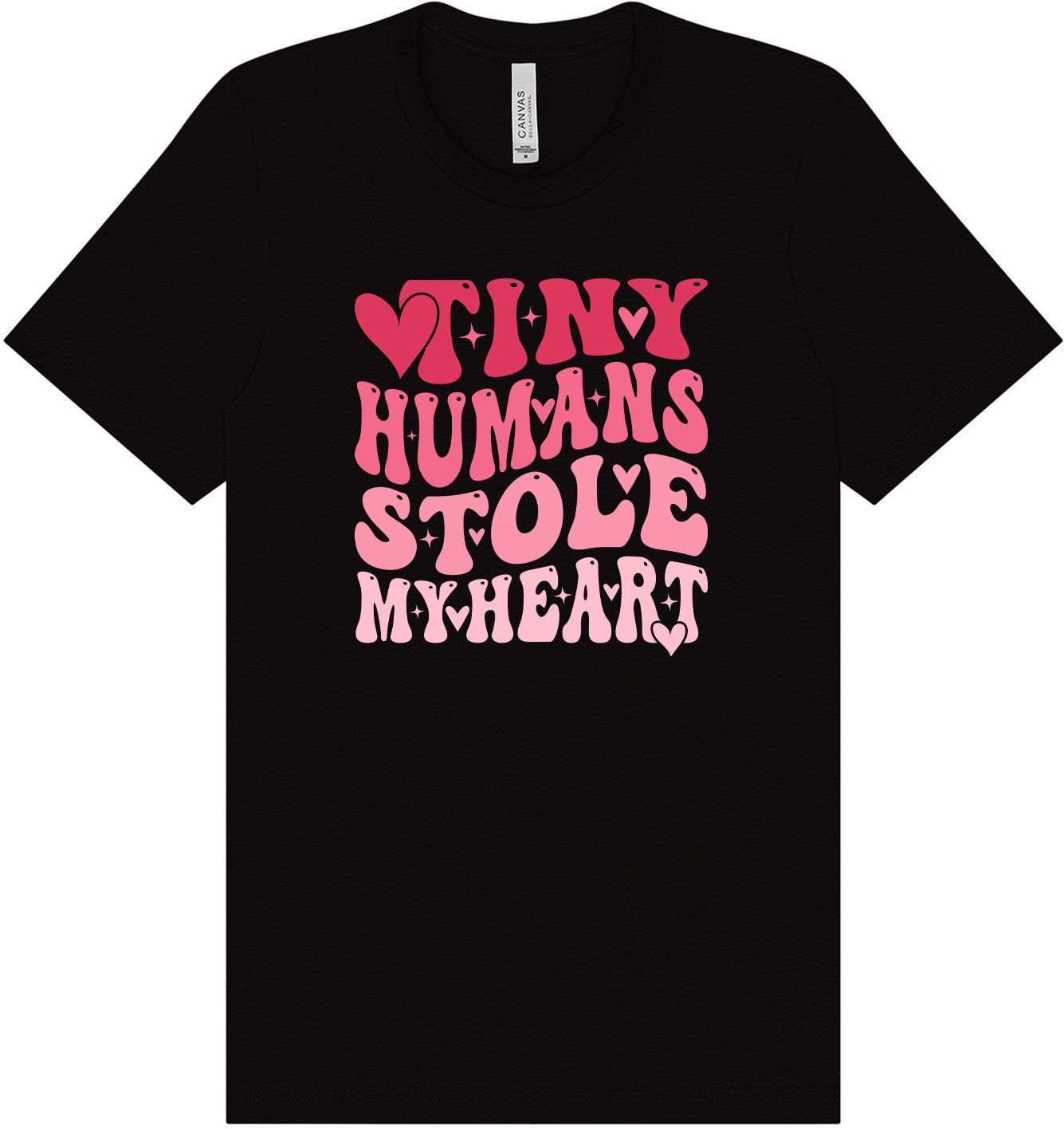 Tiny Humans Stole My Heart Adult Bella Canvas Shirt