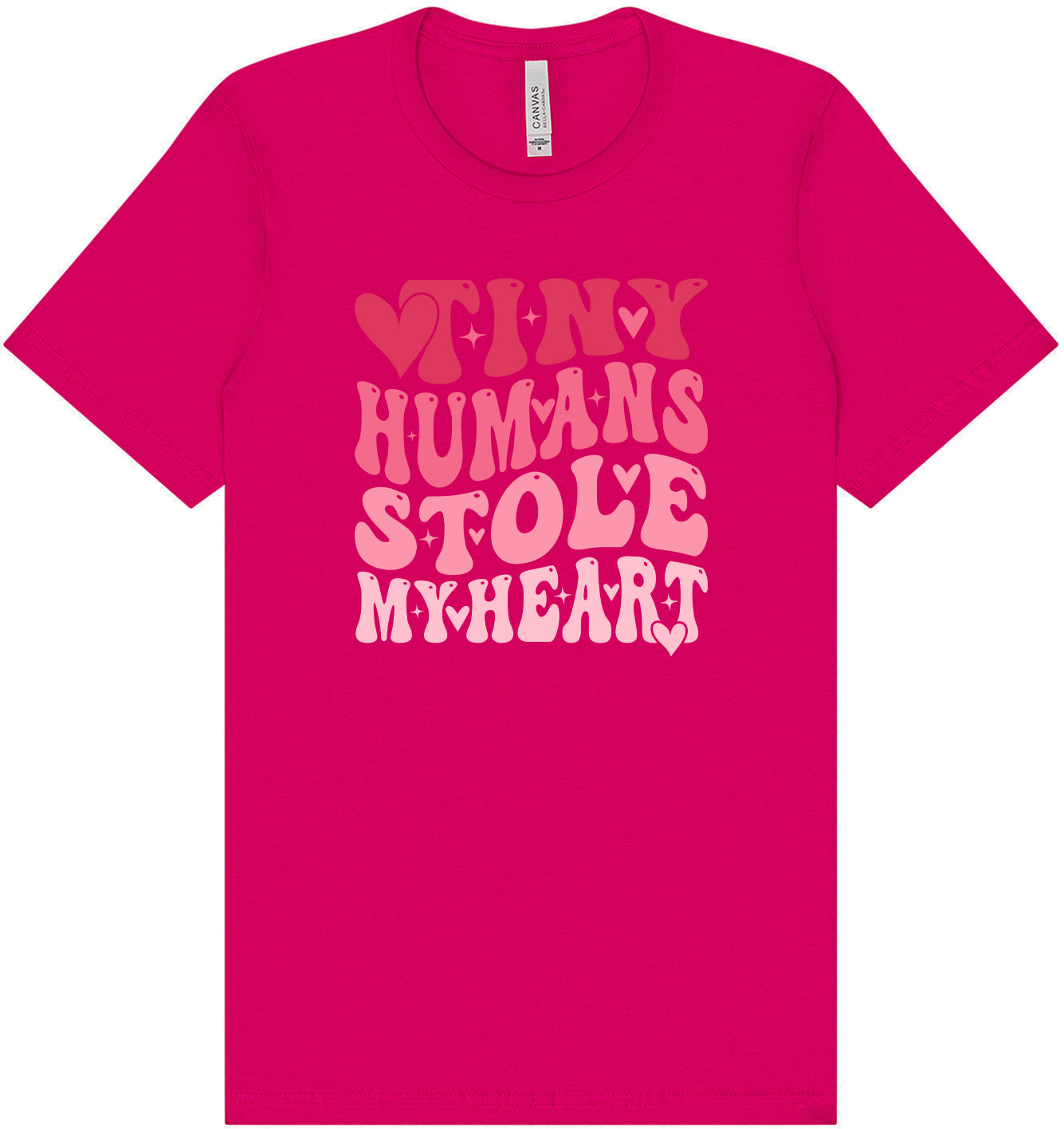 Tiny Humans Stole My Heart Adult Bella Canvas Shirt