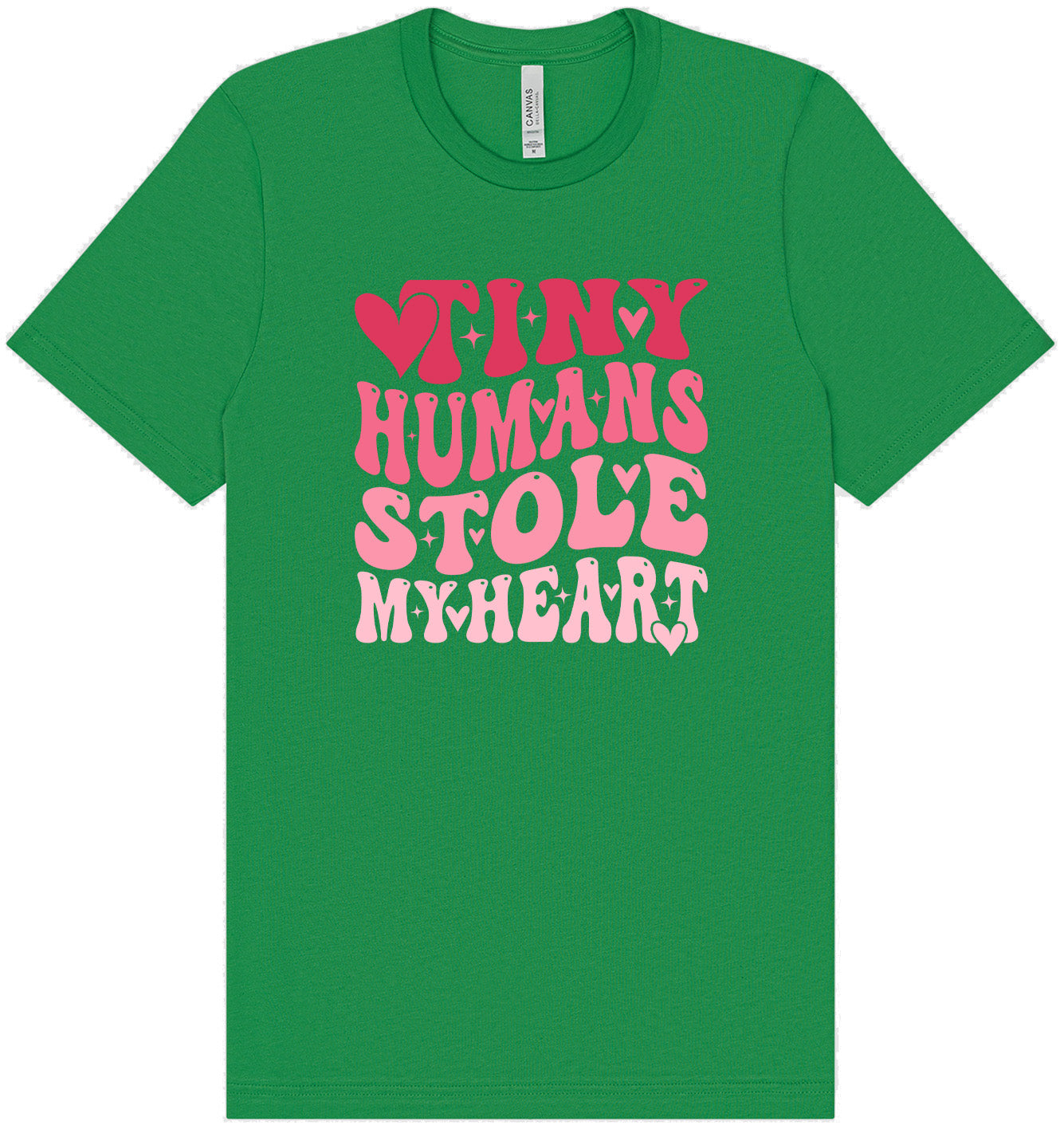 Tiny Humans Stole My Heart Adult Bella Canvas Shirt