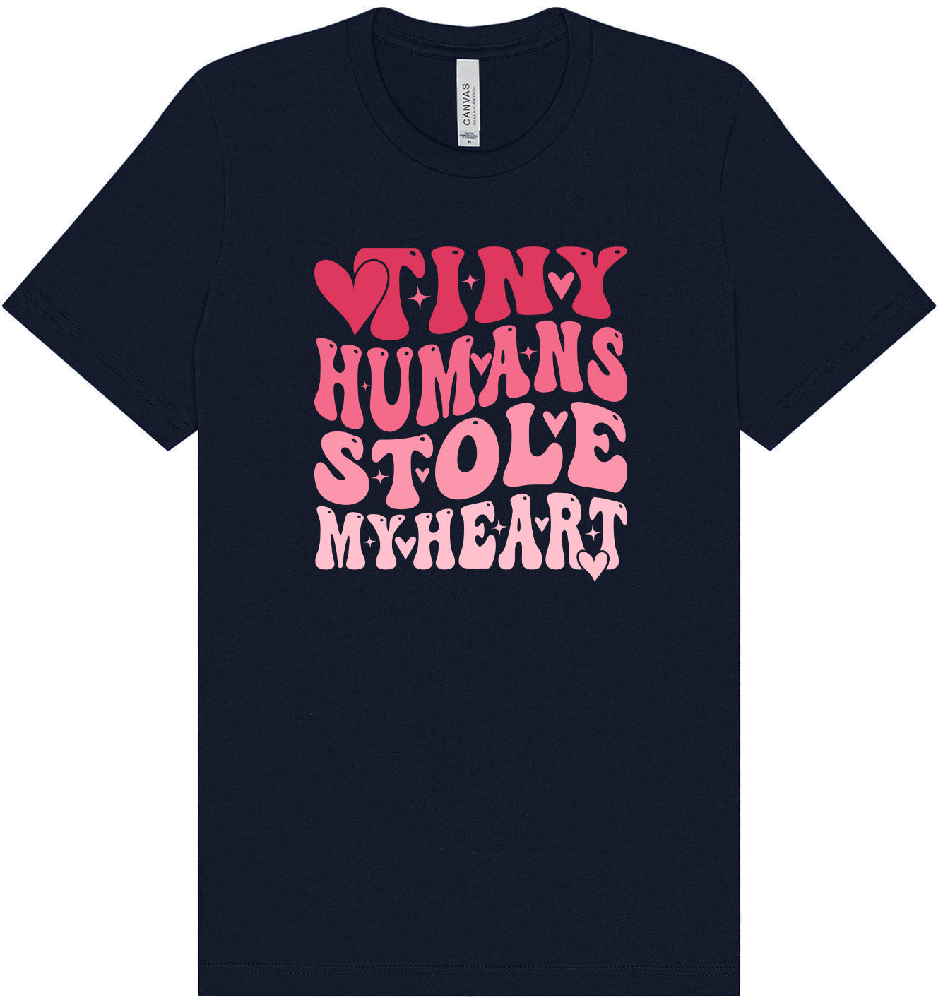 Tiny Humans Stole My Heart Adult Bella Canvas Shirt