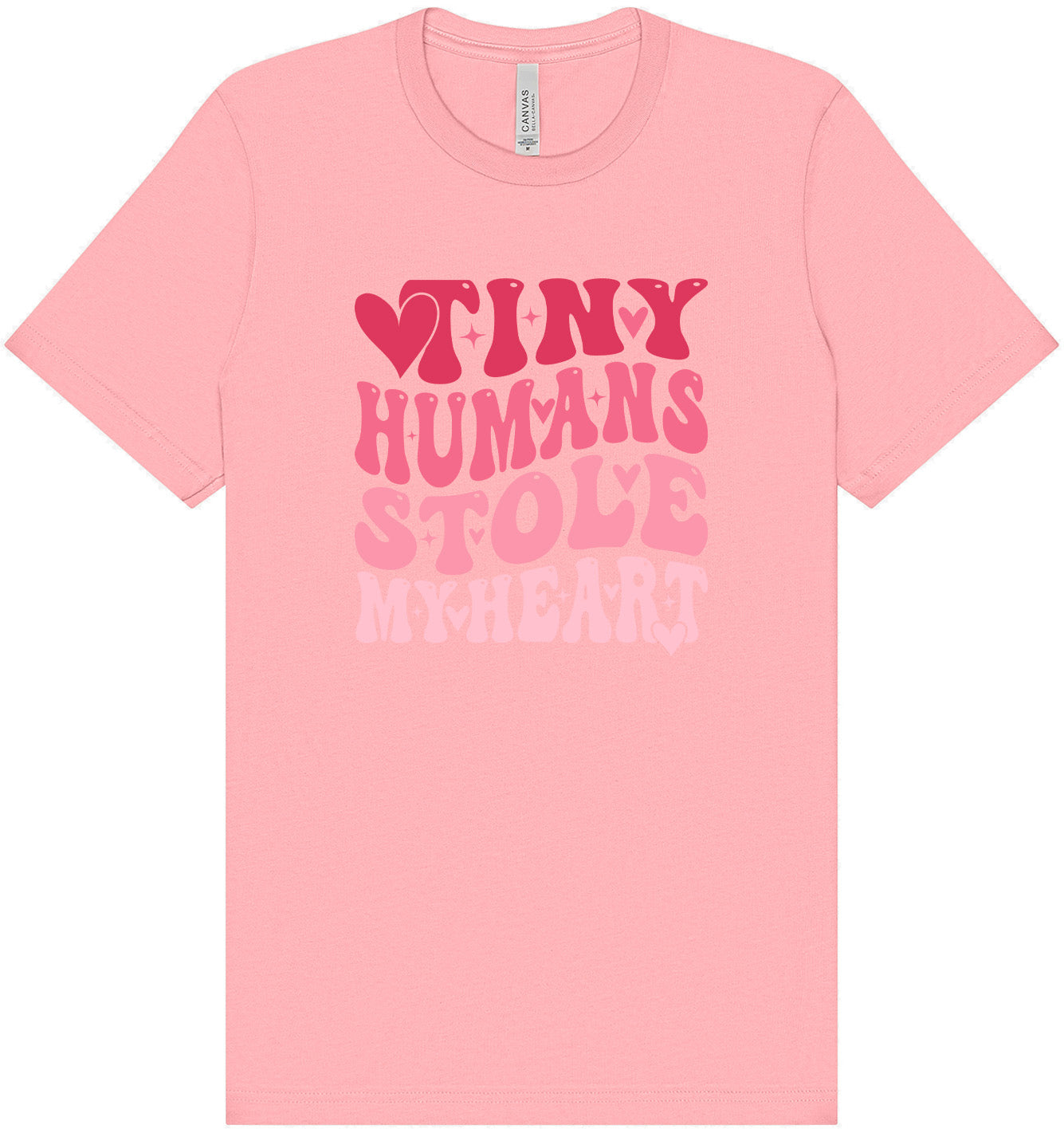 Tiny Humans Stole My Heart Adult Bella Canvas Shirt