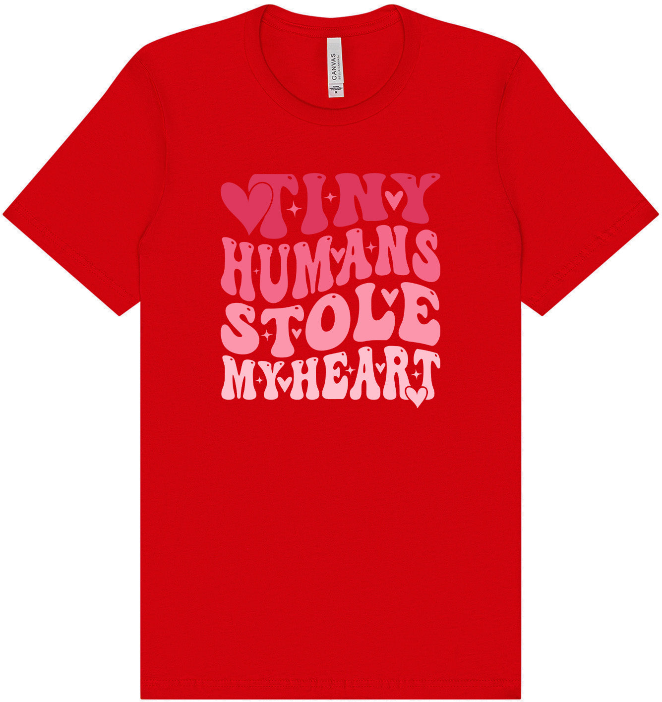 Tiny Humans Stole My Heart Adult Bella Canvas Shirt