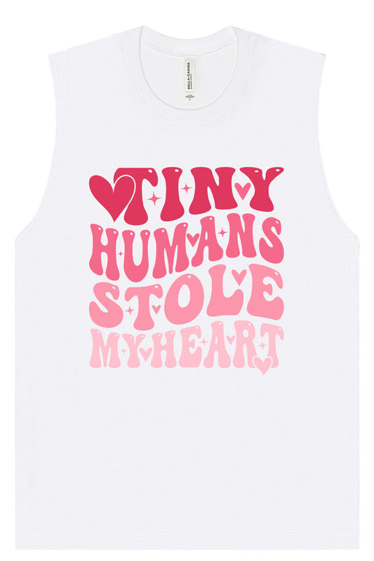 Tiny Humans Stole My Heart Muscle Tank