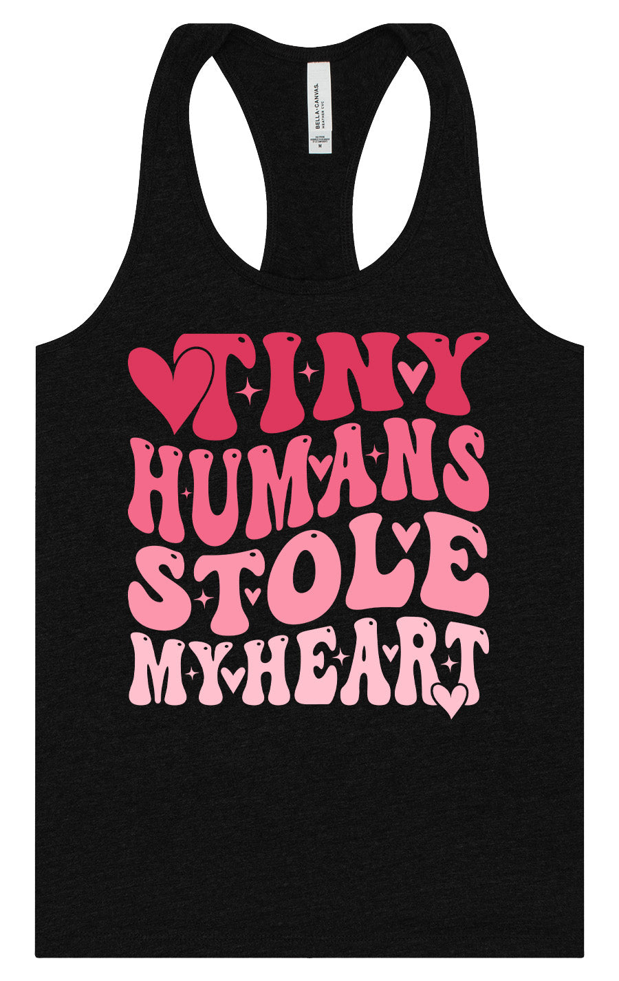 Tiny Humans Stole My Heart Women's Racerback Tank