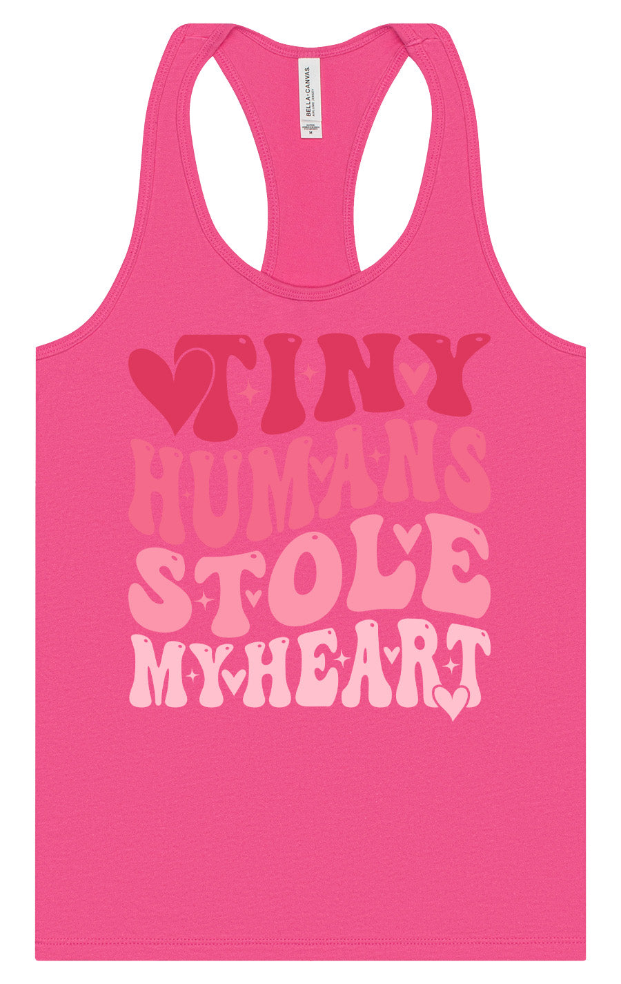 Tiny Humans Stole My Heart Women's Racerback Tank