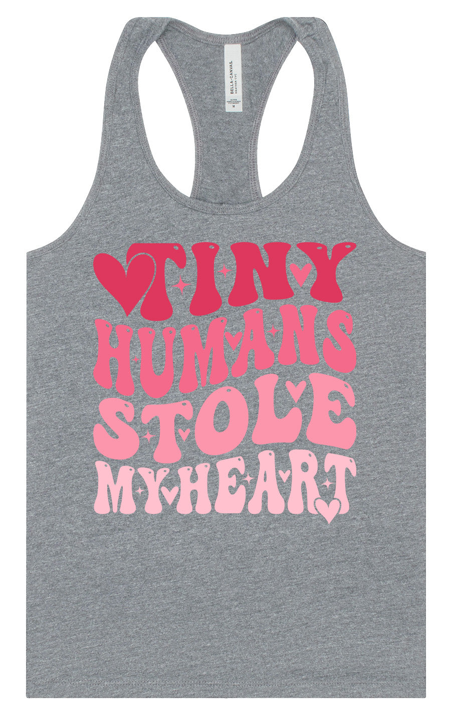 Tiny Humans Stole My Heart Women's Racerback Tank