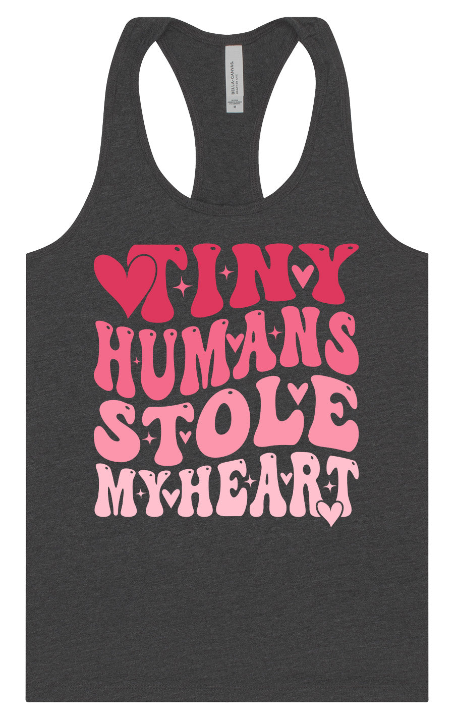 Tiny Humans Stole My Heart Women's Racerback Tank