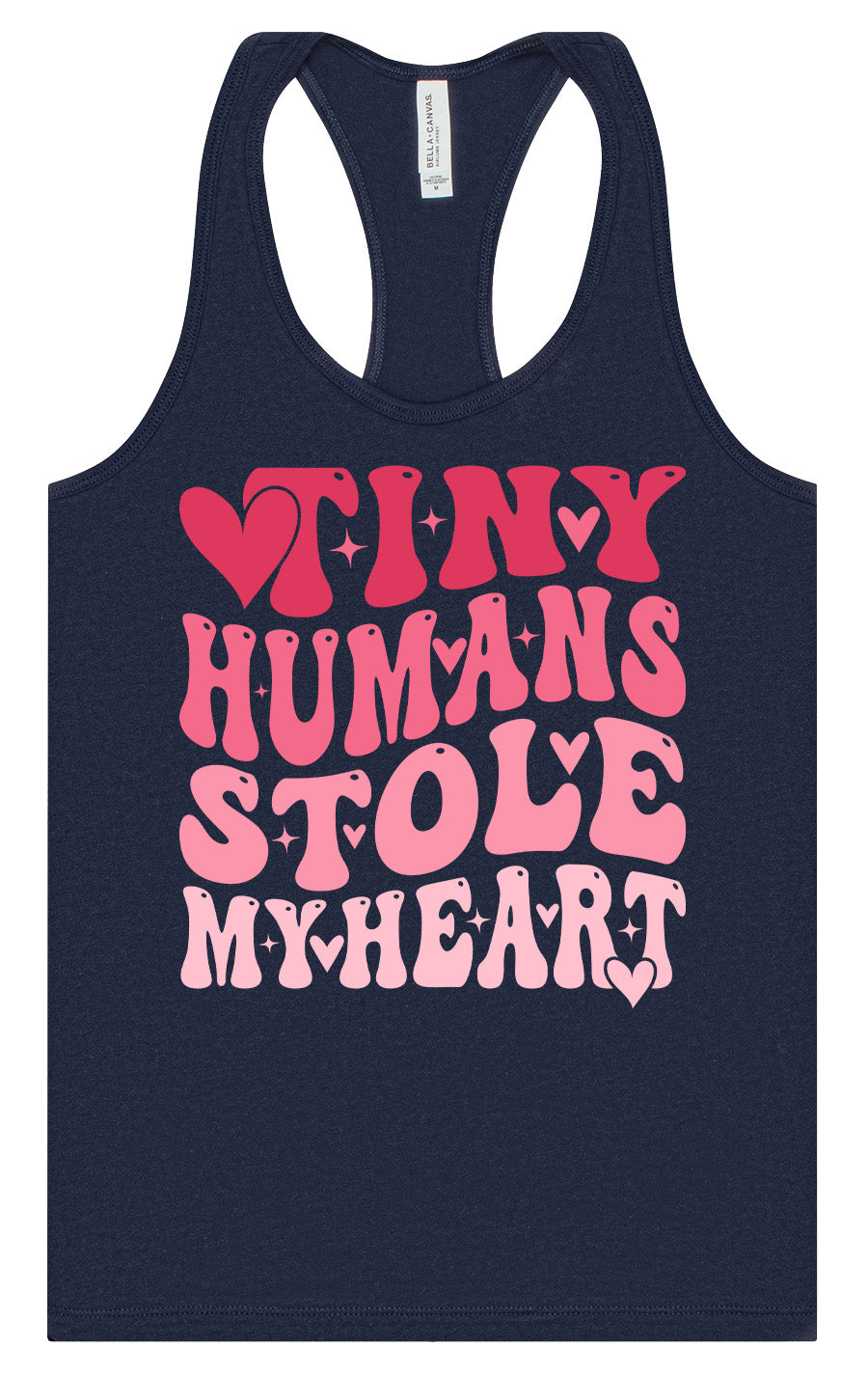 Tiny Humans Stole My Heart Women's Racerback Tank