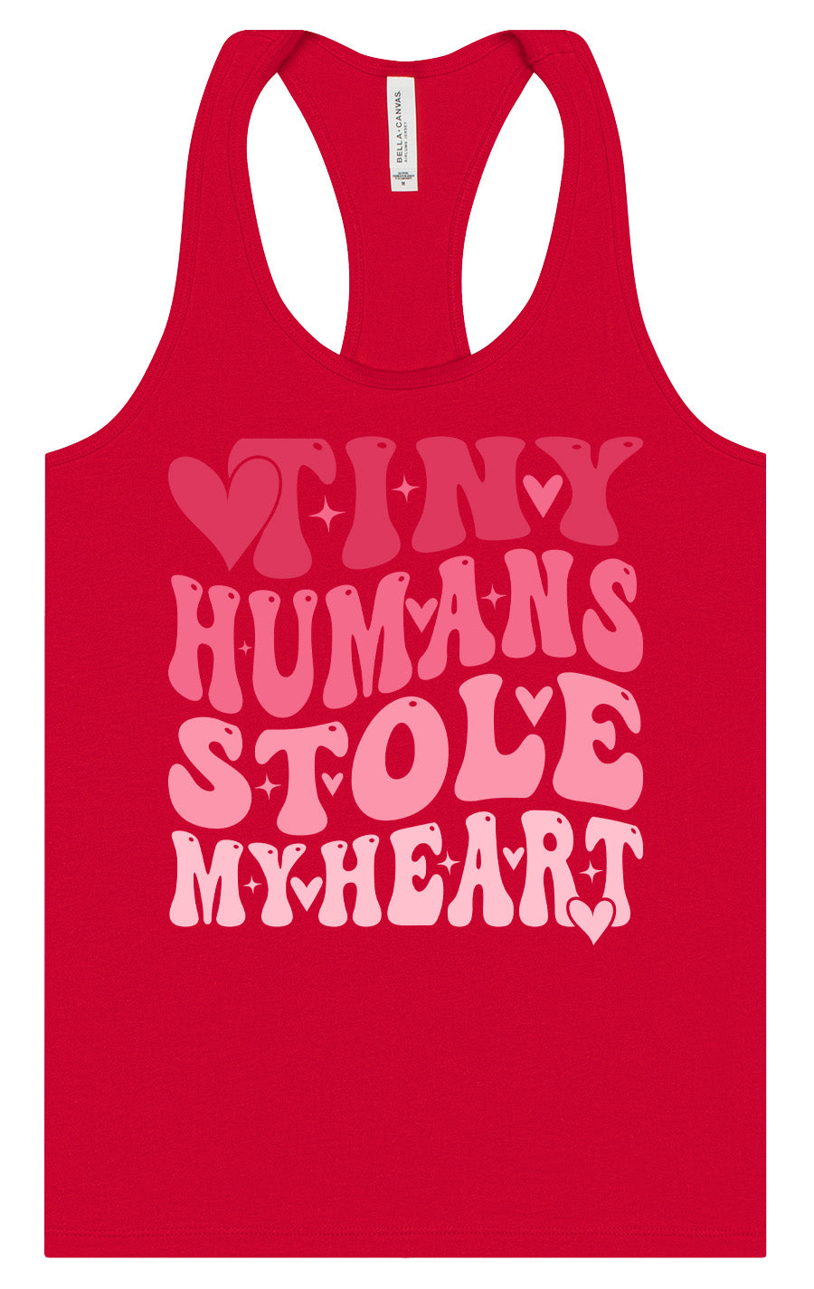 Tiny Humans Stole My Heart Women's Racerback Tank