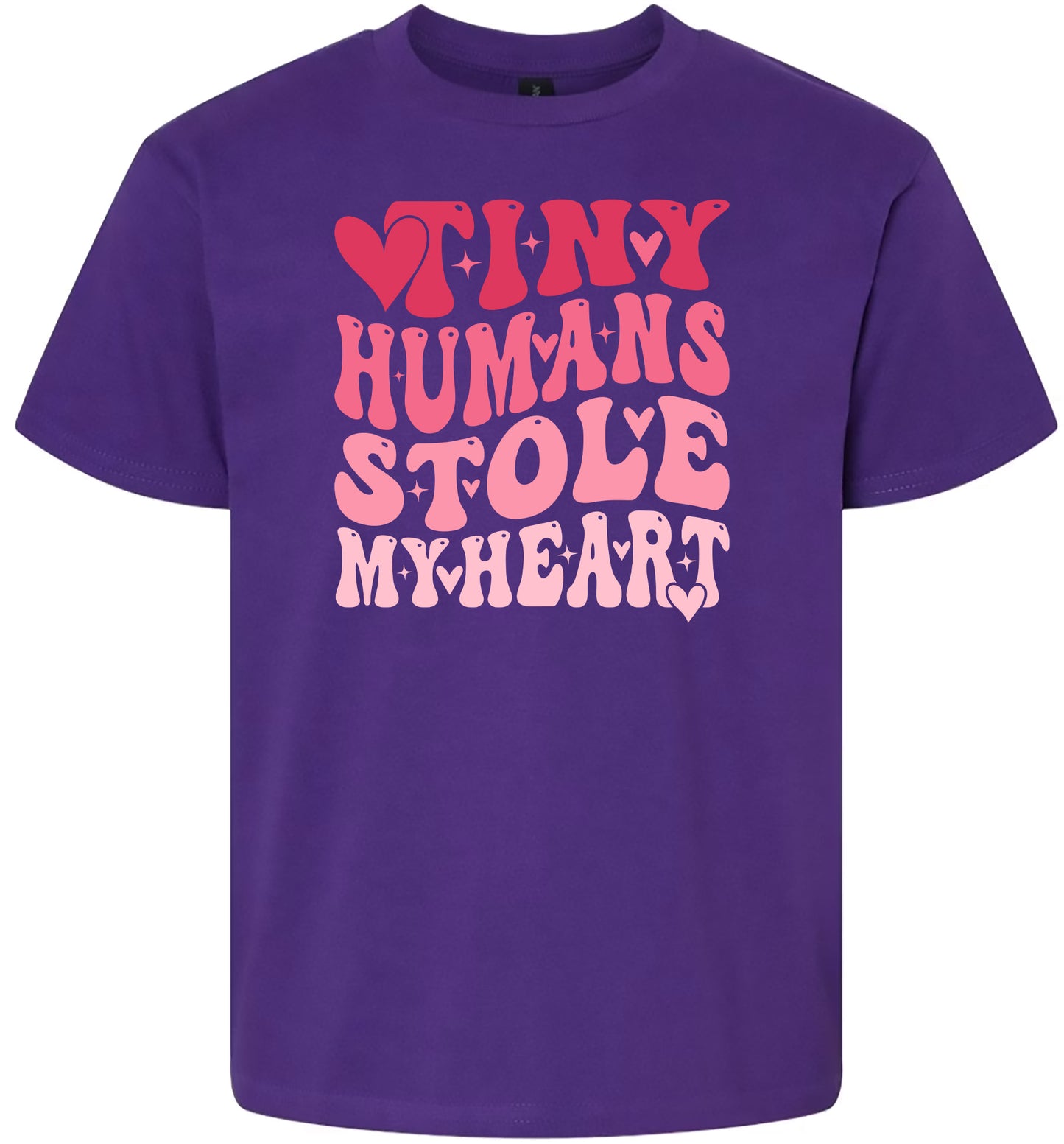 Tiny Humans Stole My Heart Children's Gildan Soft Shirt