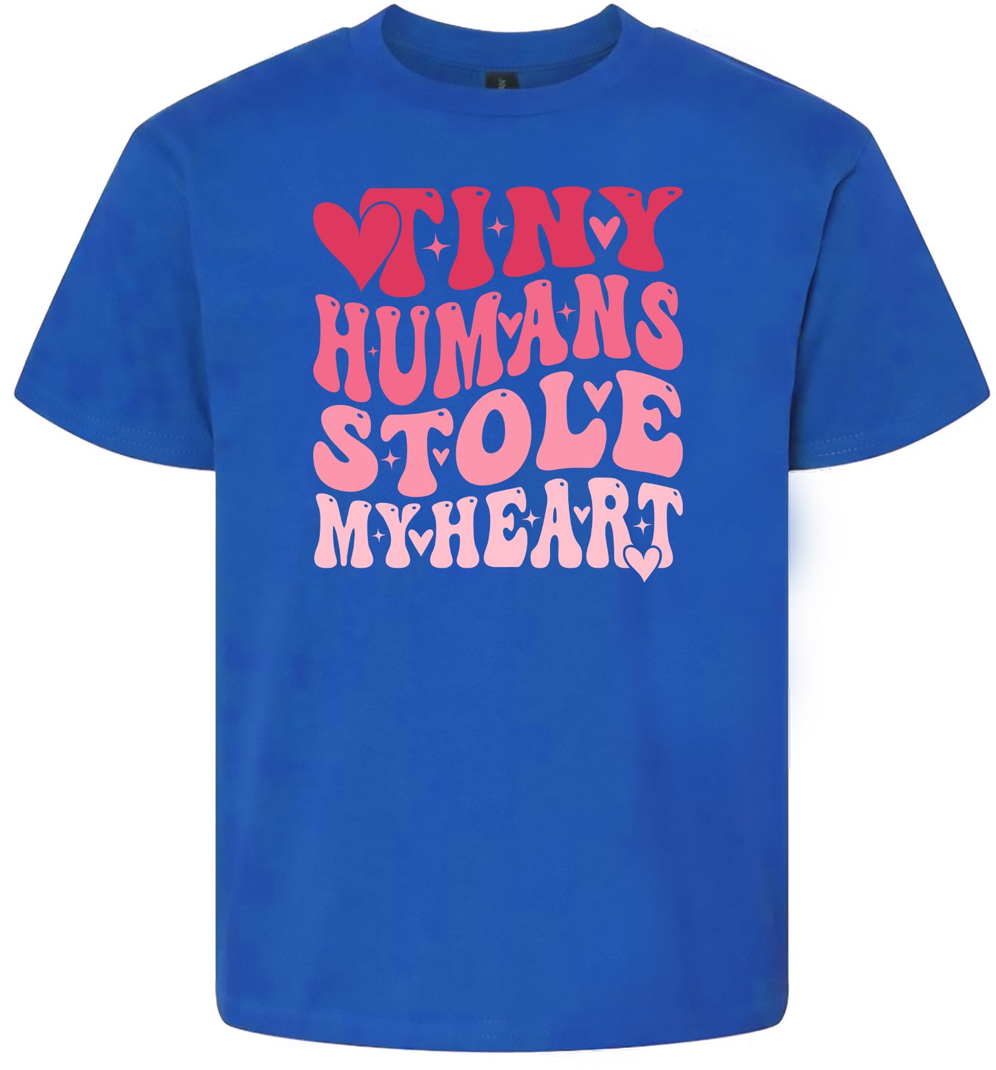 Tiny Humans Stole My Heart Children's Gildan Soft Shirt