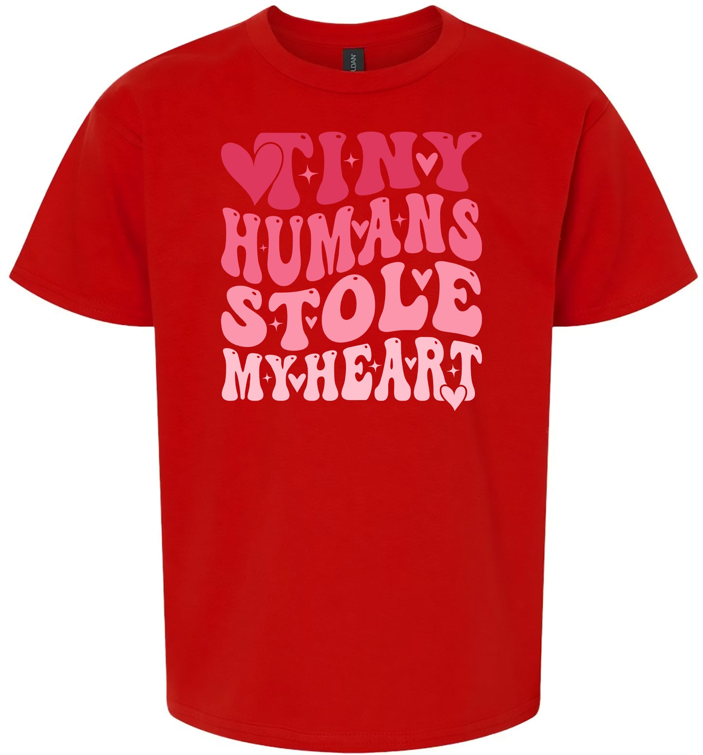 Tiny Humans Stole My Heart Children's Gildan Soft Shirt
