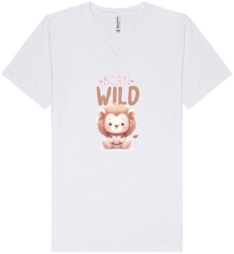 Born Wild Unisex V-Neck Shirt