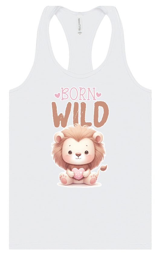 Born Wild Women's Racerback Tank