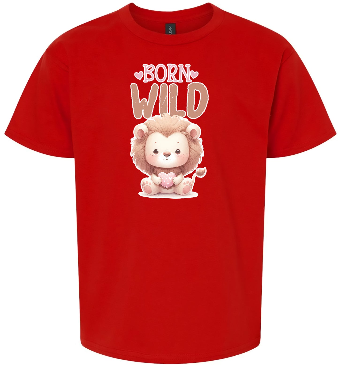 Born Wild Children's Gildan Soft Shirt