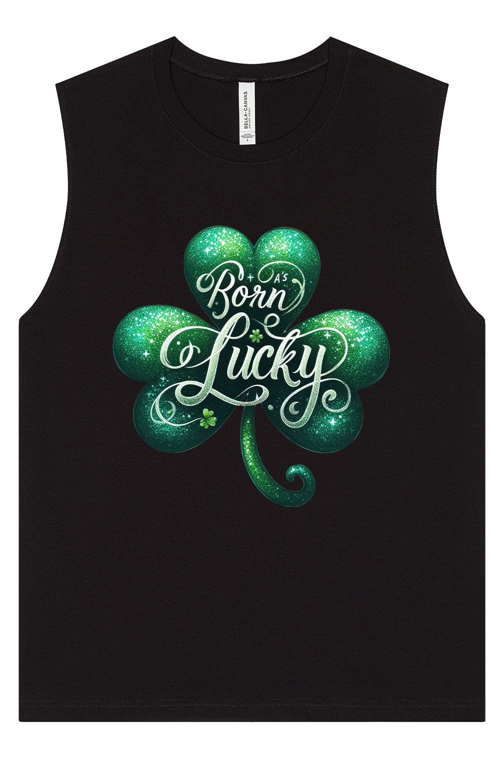 A's Born Lucky Muscle Tank