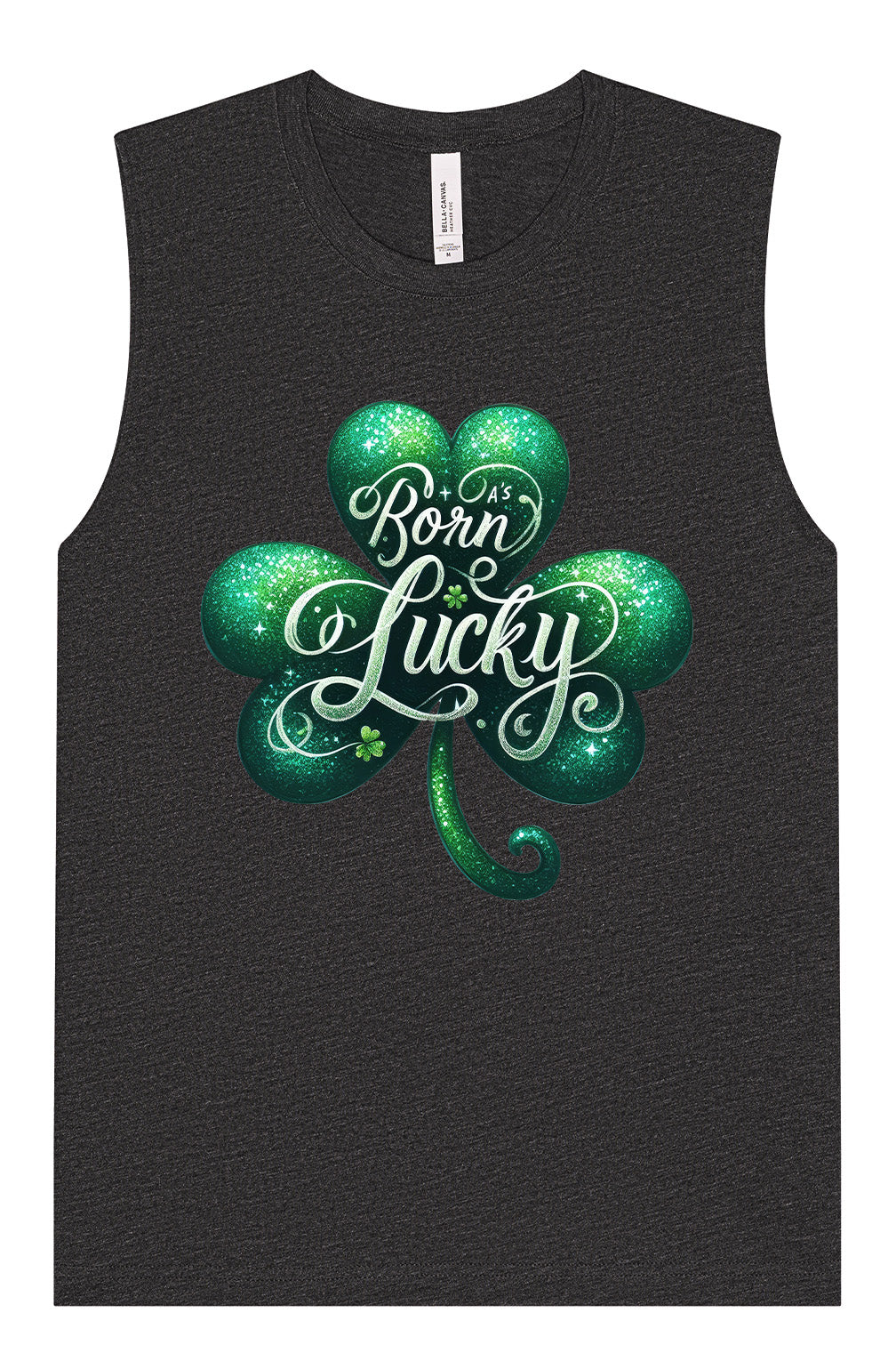 A's Born Lucky Muscle Tank