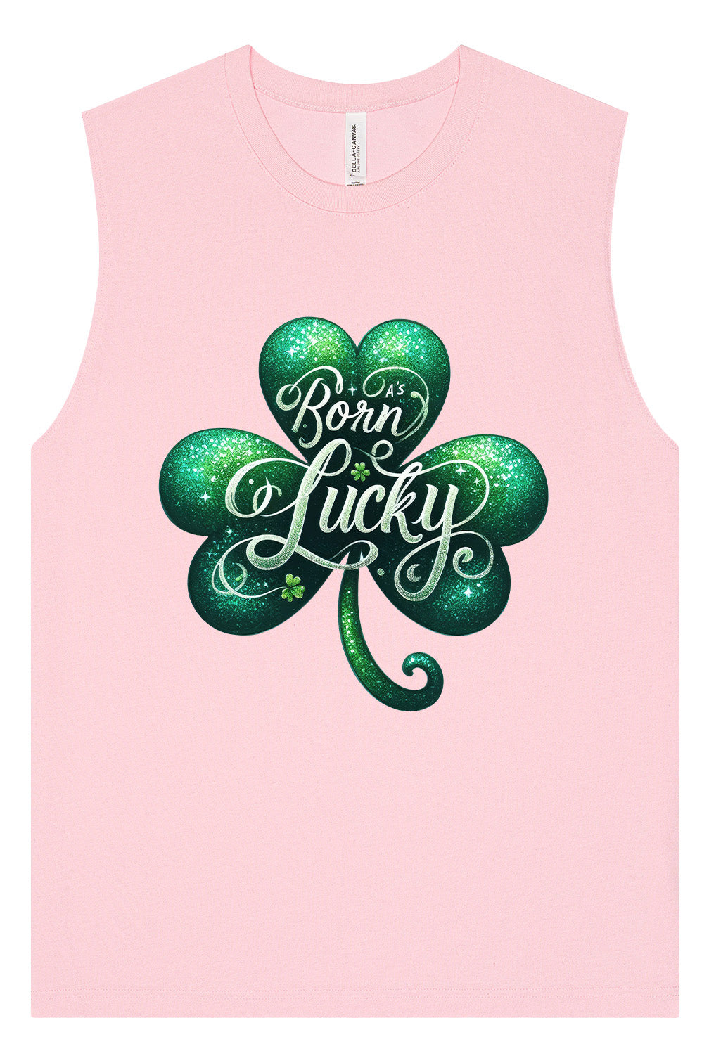 A's Born Lucky Muscle Tank