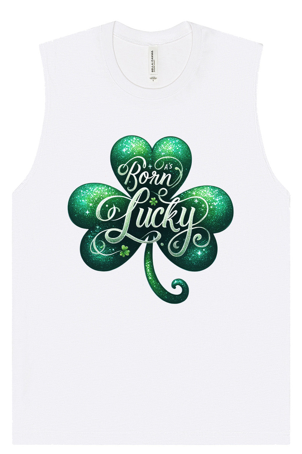 A's Born Lucky Muscle Tank