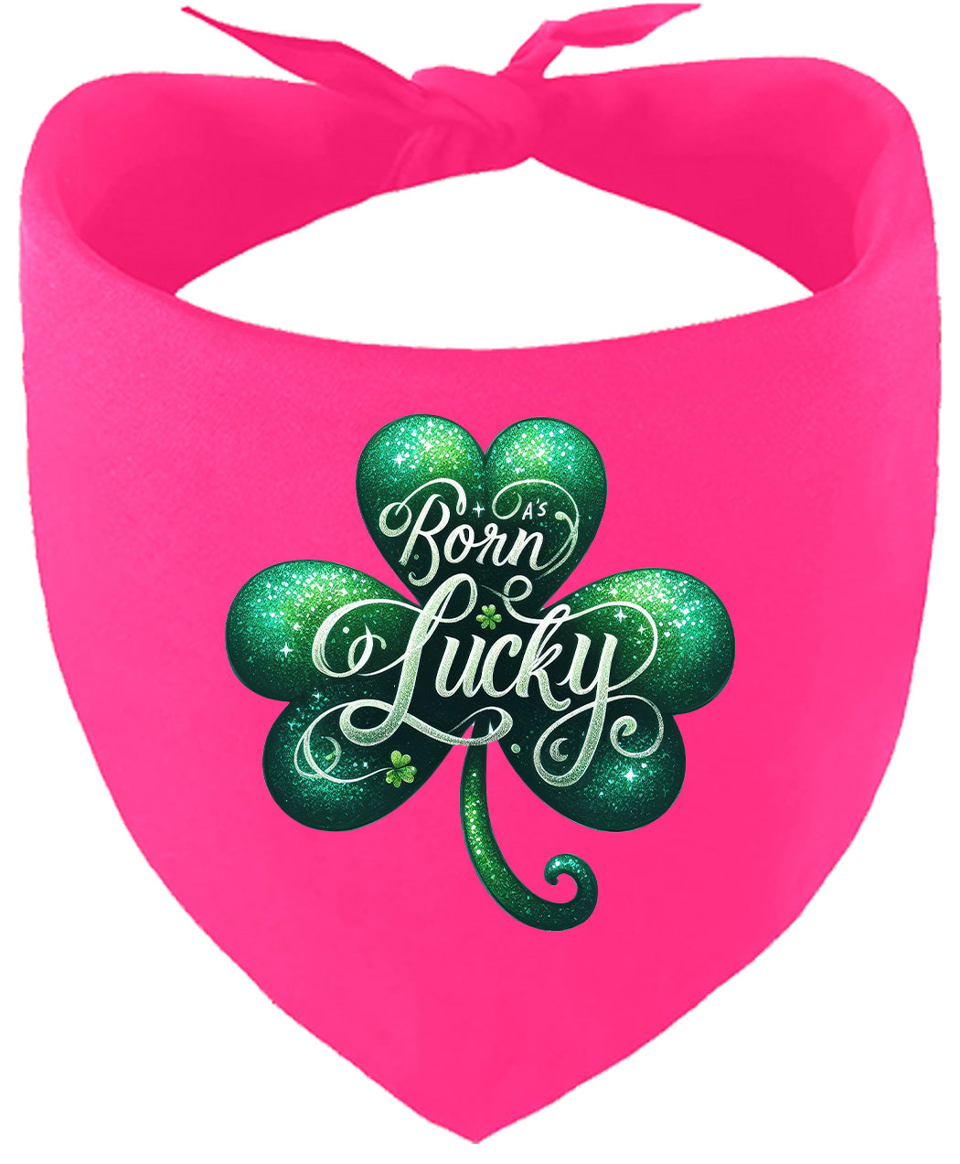 A's Born Lucky Pet Bandana