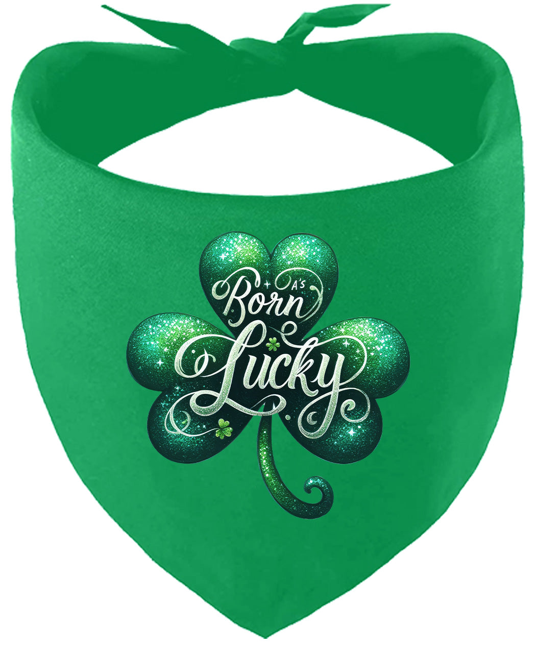 A's Born Lucky Pet Bandana