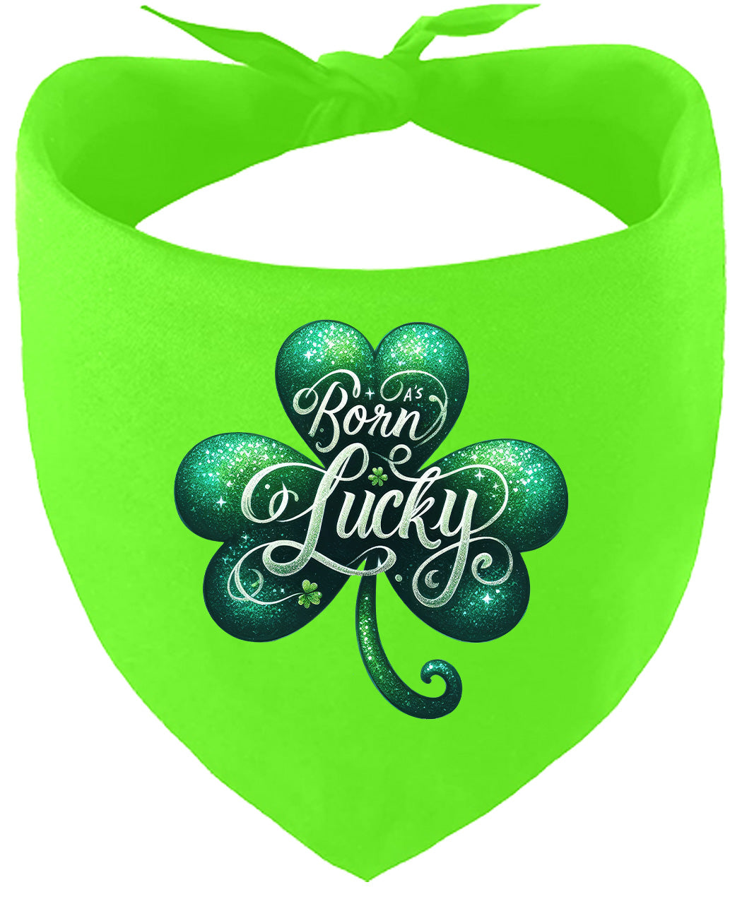 A's Born Lucky Pet Bandana